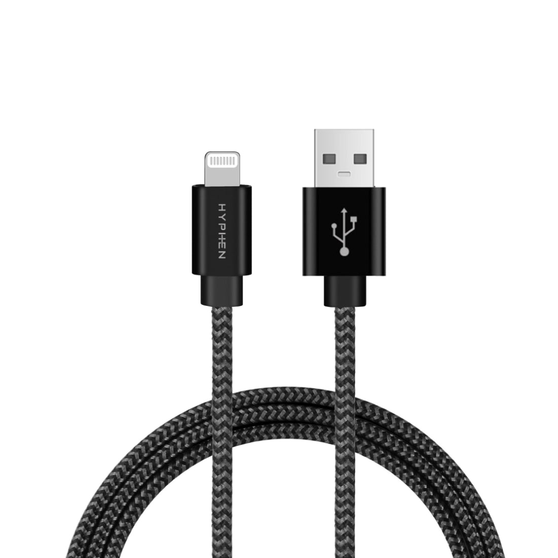Hyphen USB 3.0 to Lightning 1m Cable - Black - كابل - Store 974 | ستور ٩٧٤