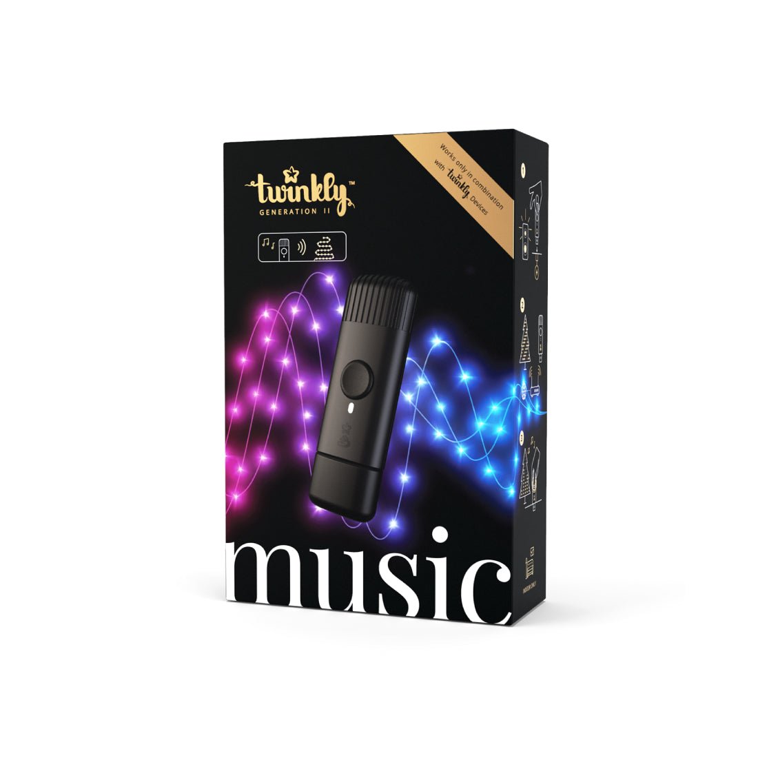 Twinkly USB Powered Music Dongle - Black - إضاءة - Store 974 | ستور ٩٧٤