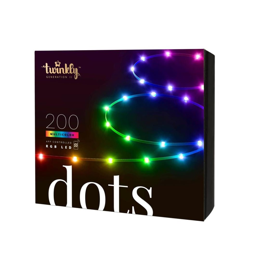 Twinkly 200L RGB Dots Light String - 10m - إضاءة Twinkly 200L RGB Dots Light String - 10m - إضاءة