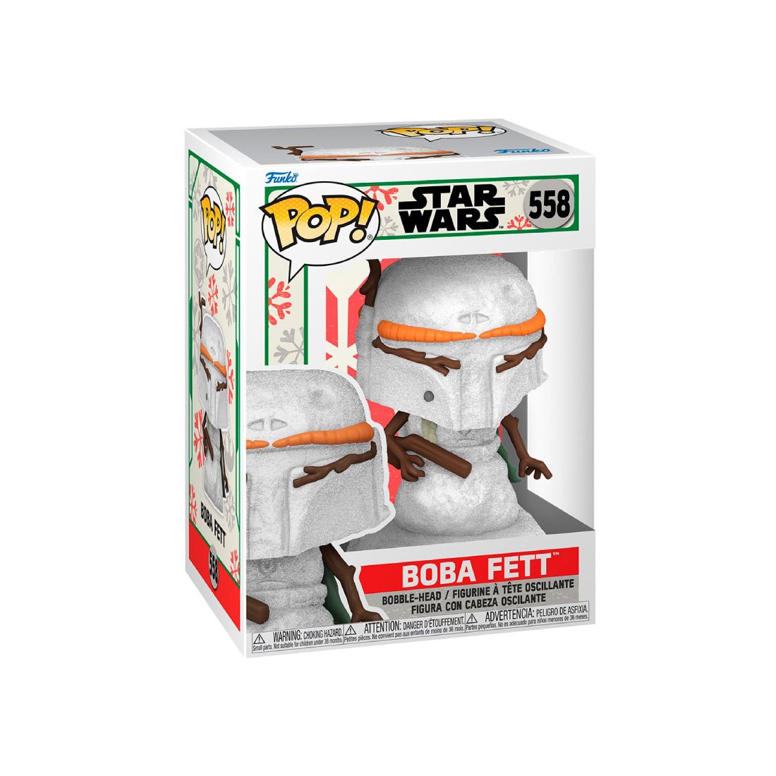 Funko Pop! Star Wars Holiday - Boba Fett (Snowman) #558 - دمية - Store 974 | ستور ٩٧٤