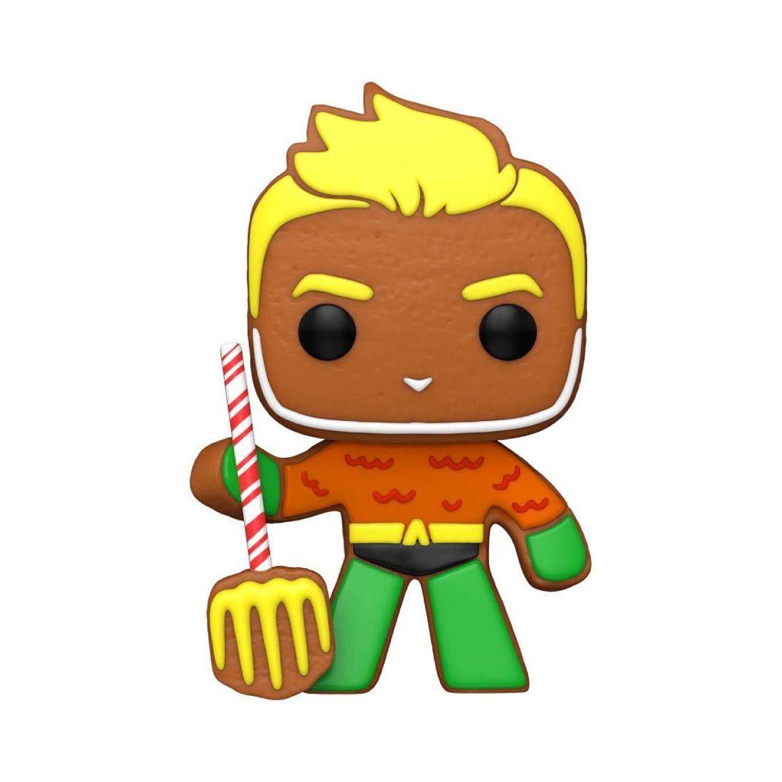 Funko Pop! Heroes: DC Super Heroes - Gingerbread Aquaman #445 - دمية Funko Pop! Heroes: DC Super Heroes - Gingerbread Aquaman #445 - دمية