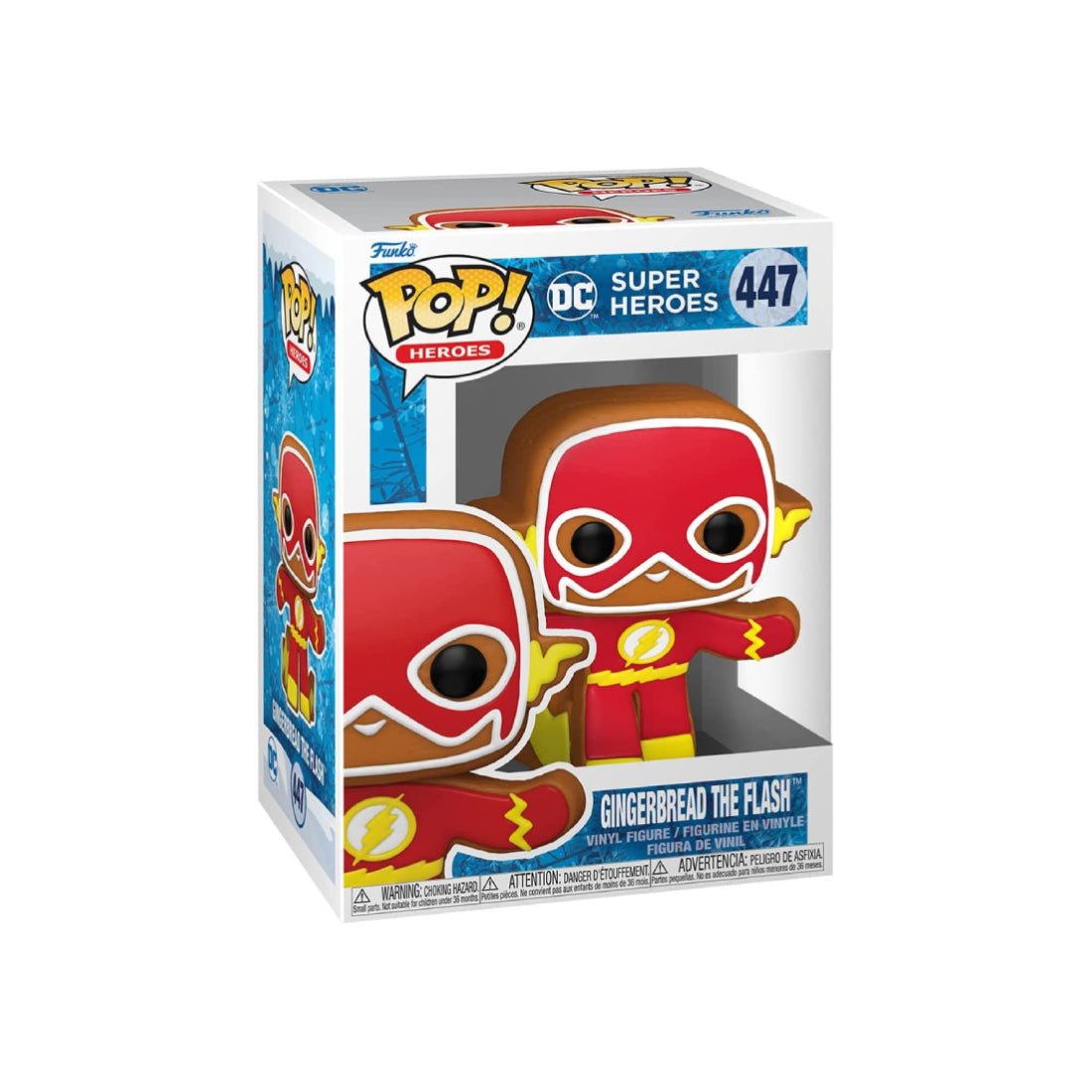 Funko Pop! Heroes: DC Super Heroes - Gingerbread Flash #447 - دمية - Store 974 | ستور ٩٧٤