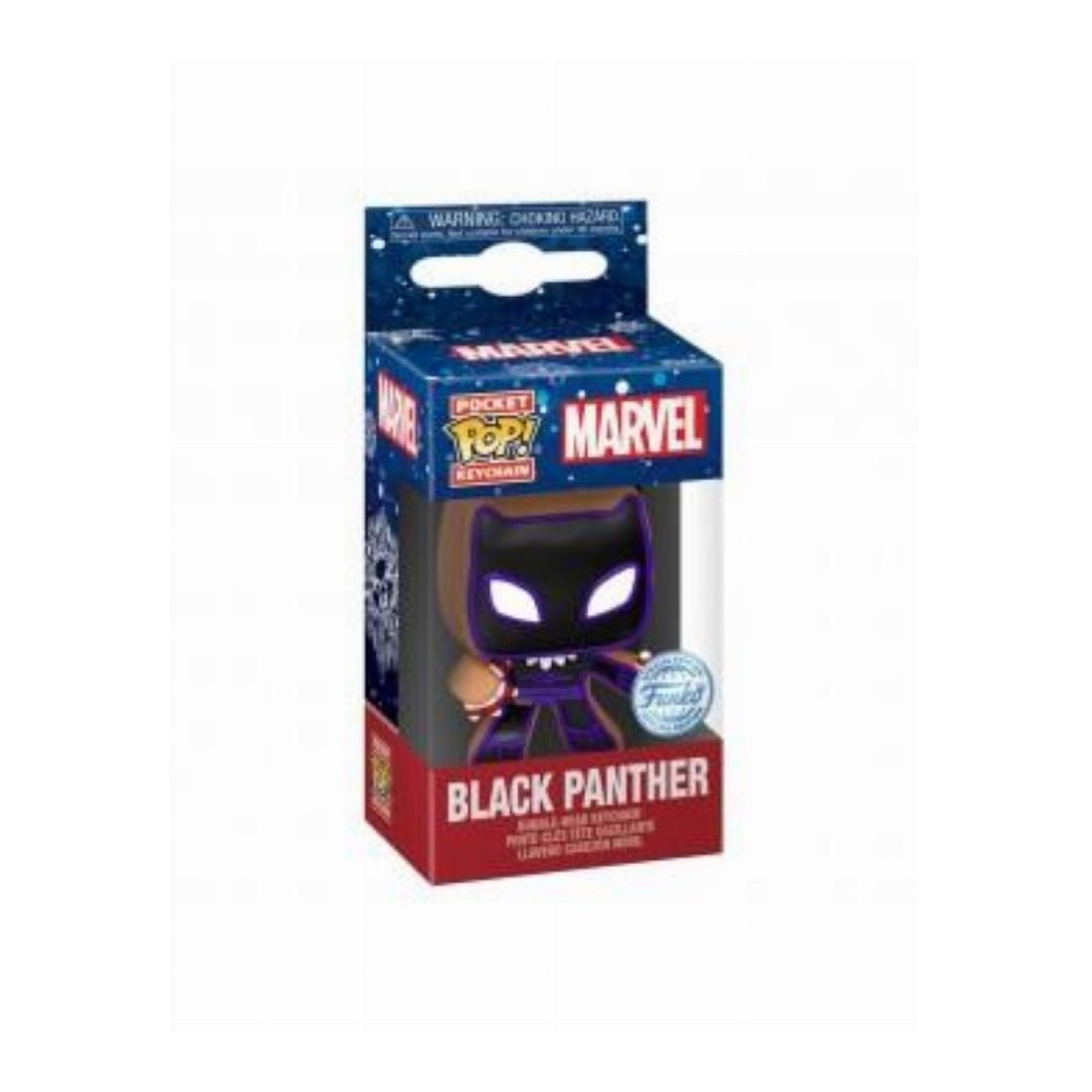 Funko Pocket Pop! Keychain Marvel: Holiday - Black Panther (Exclusive) - دمية - Store 974 | ستور ٩٧٤