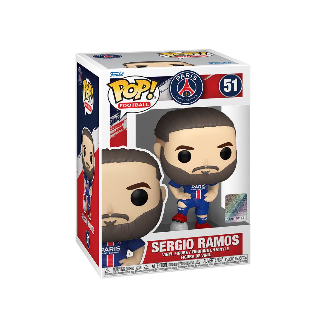 Funko Pop! Football: PSG - Sergio Ramos #51 - دمية - Store 974 | ستور ٩٧٤