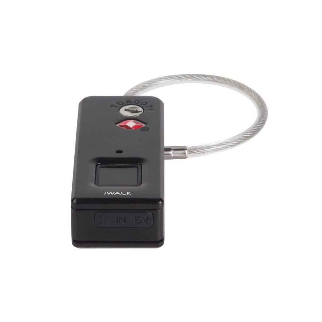 iWalk Lock Star TSA Fingerprint Padlocks - Black - أكسسوارات iWalk Lock Star TSA Fingerprint Padlocks - Black - أكسسوارات