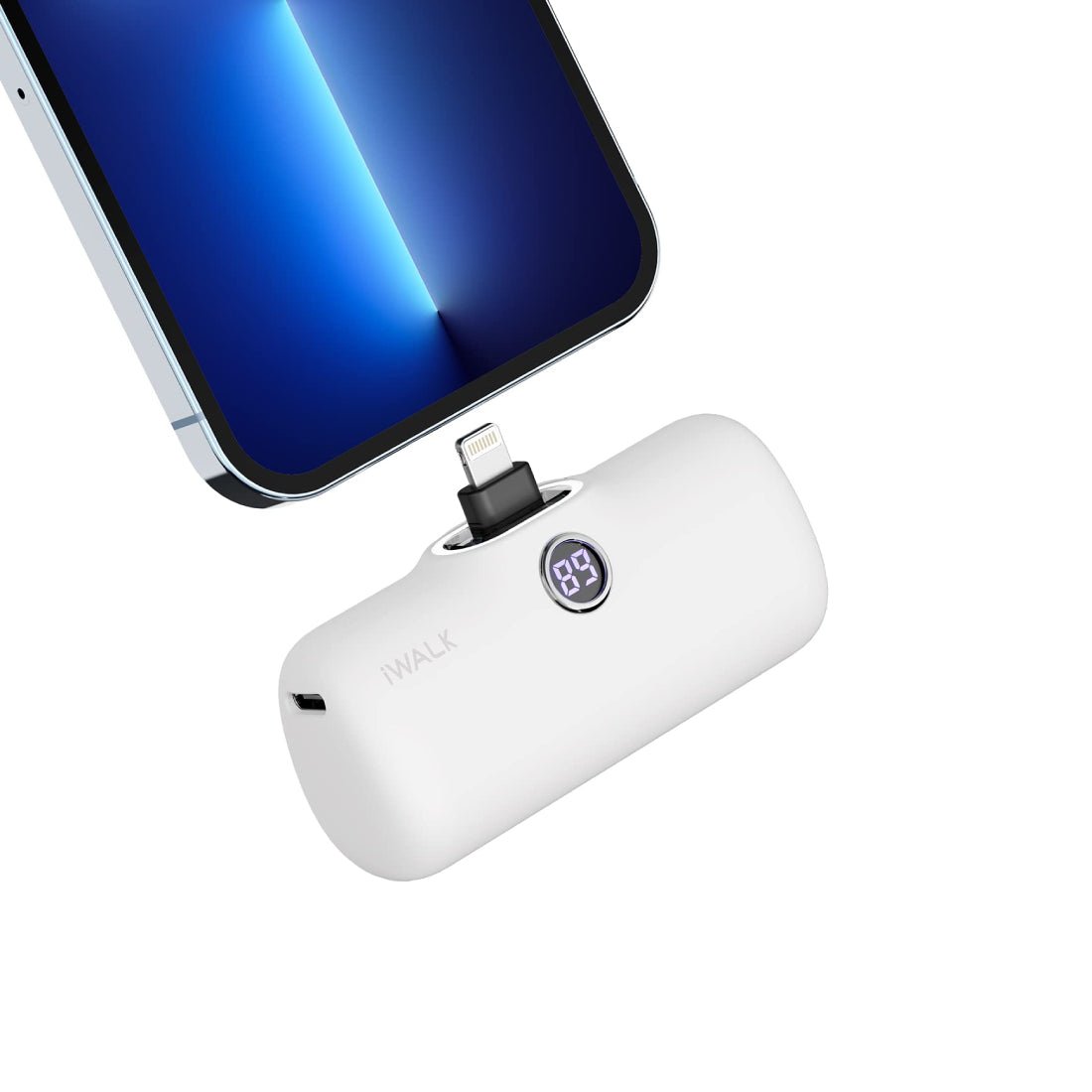 iWalk Portable Charger 4800mAh Power Bank - White - مزود طاقة - Store 974 | ستور ٩٧٤