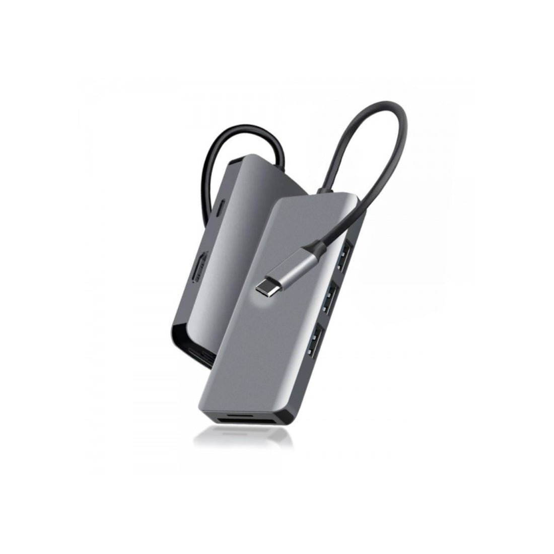 iWalk 7-in-1 Type C Hub - Grey - موزع iWalk 7-in-1 Type C Hub - Grey - موزع