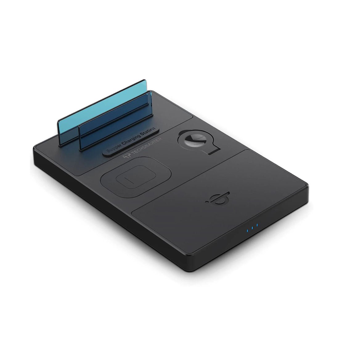 Techsmarter TSWireless 5-in-1 Wireless Charging Station - Black - شاحن Techsmarter TSWireless 5-in-1 Wireless Charging Station - Black - شاحن
