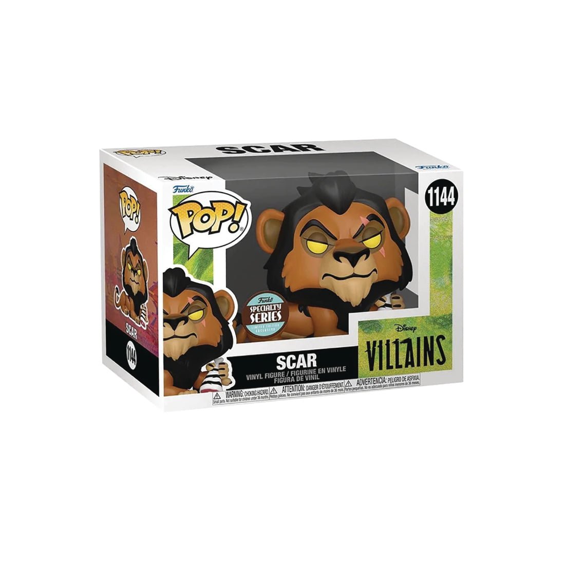 Funko Pop! Disney Villains: Lion King - Scar W/ Meat (Exclusive) #1144 - دمية - Store 974 | ستور ٩٧٤