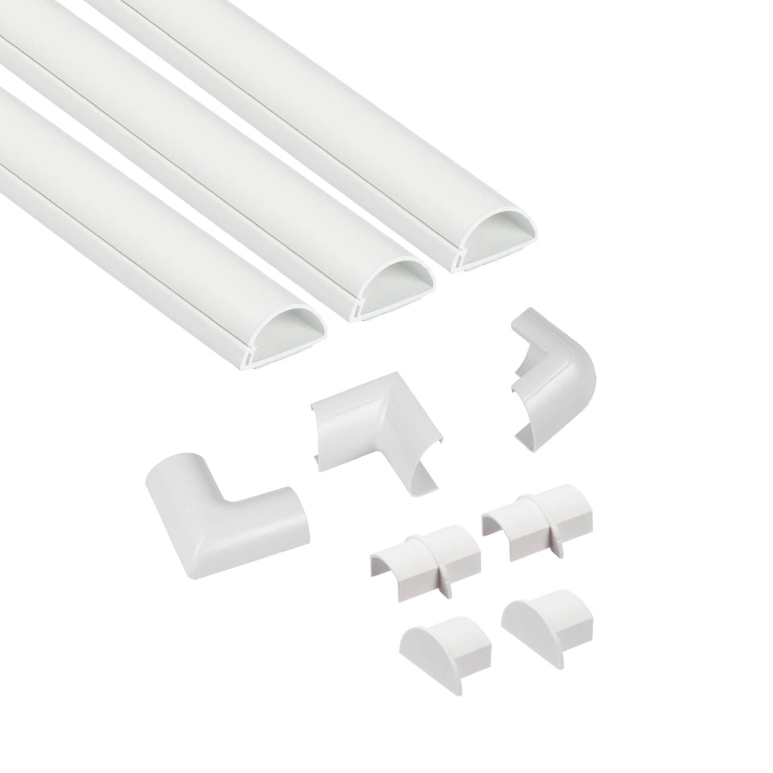 D-Line 30x15mm Trunking Kit - 1m - White - أكسسوارات