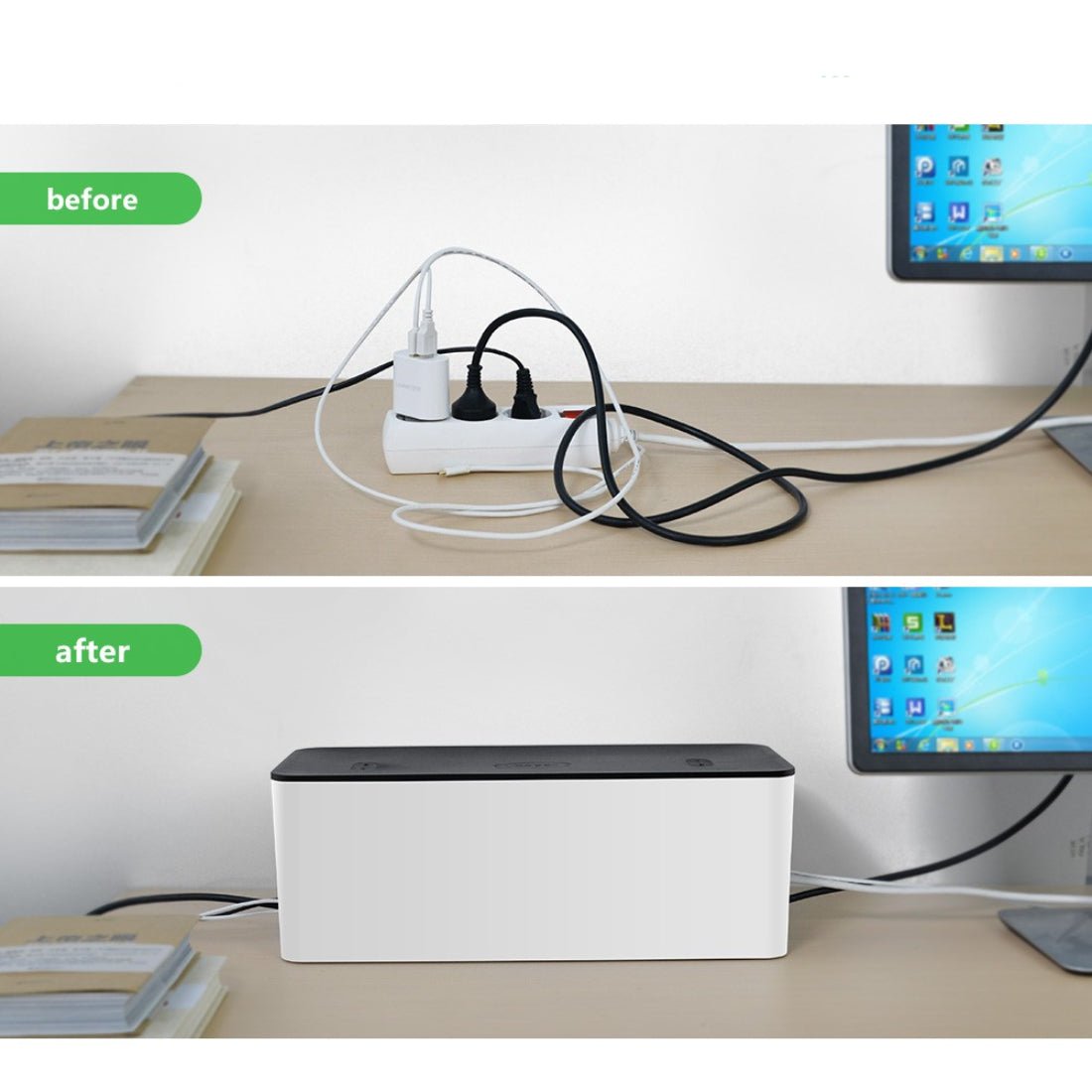 UGreen Universal Cable Management Box - S - إدارة الكابلات UGreen Universal Cable Management Box - S - إدارة الكابلات