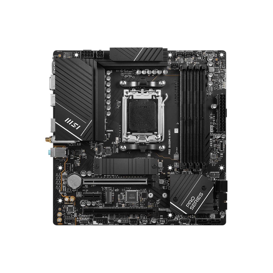 MSI Pro B650M-A Gaming WIFI DDR5 AM5 AMD mATX Gaming Motherboard - اللوحة الأم - Store 974 | ستور ٩٧٤
