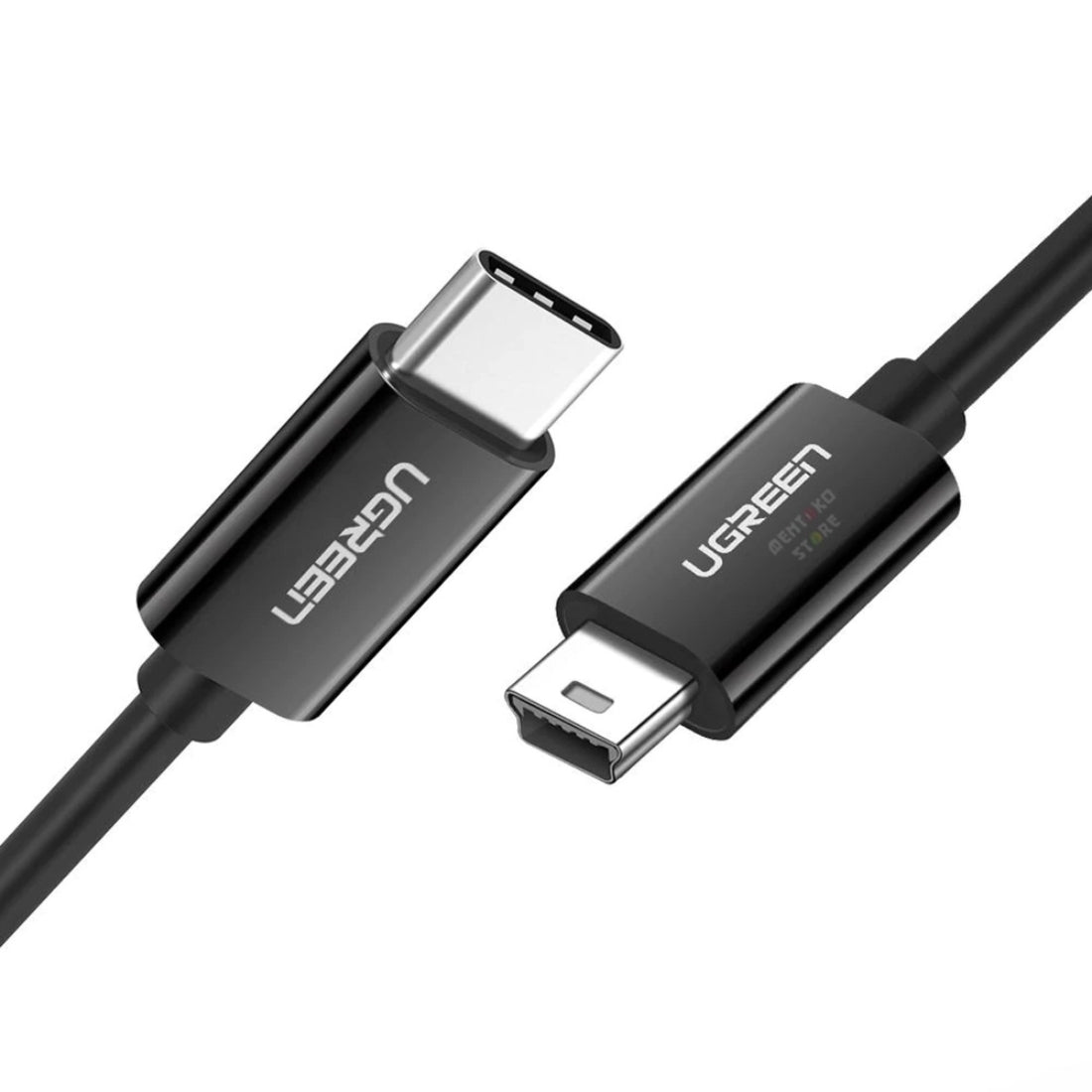 Ugreen USB-C 2.0 Male To Mini USB 5Pin Male Cable - 3ft - كابل - Store 974 | ستور ٩٧٤
