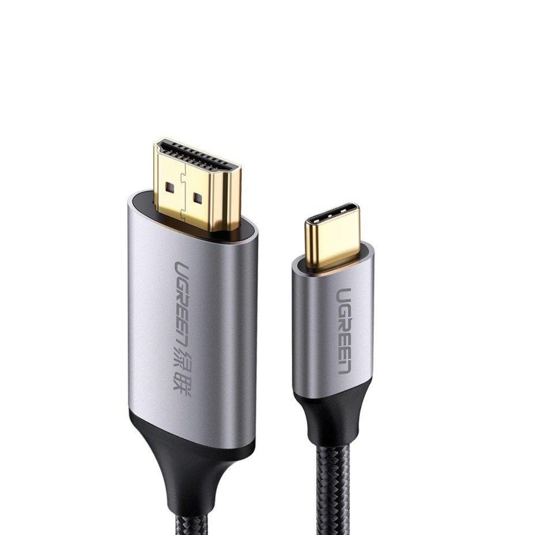 Ugreen Type C 3.2 to HDMI 1.4 Cable - 1.5m - كabl Ugreen Type C 3.2 to HDMI 1.4 Cable - 1.5m - كabl