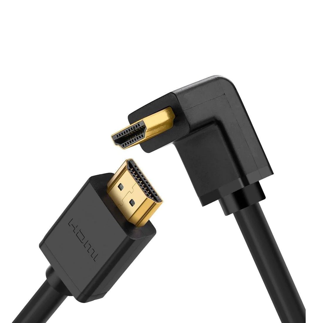 Ugreen 90-Degree Angled 4K HDMI 2.0 Cable - كابل Ugreen 90-Degree Angled 4K HDMI 2.0 Cable - كابل