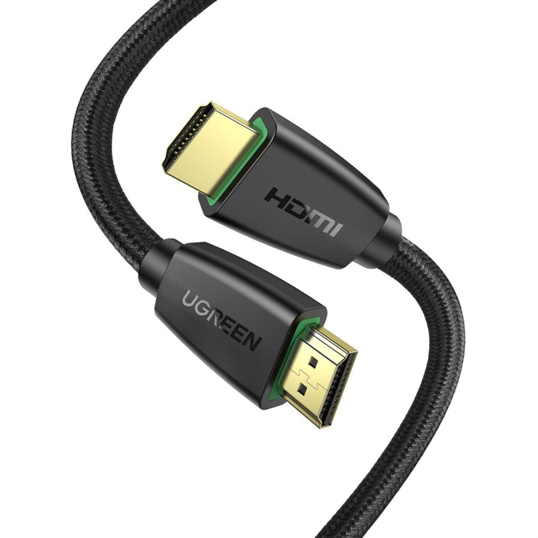 Ugreen HDMI 2.0 Male To Male Cable With Braid Cable - 1.5m - كابل - Store 974 | ستور ٩٧٤