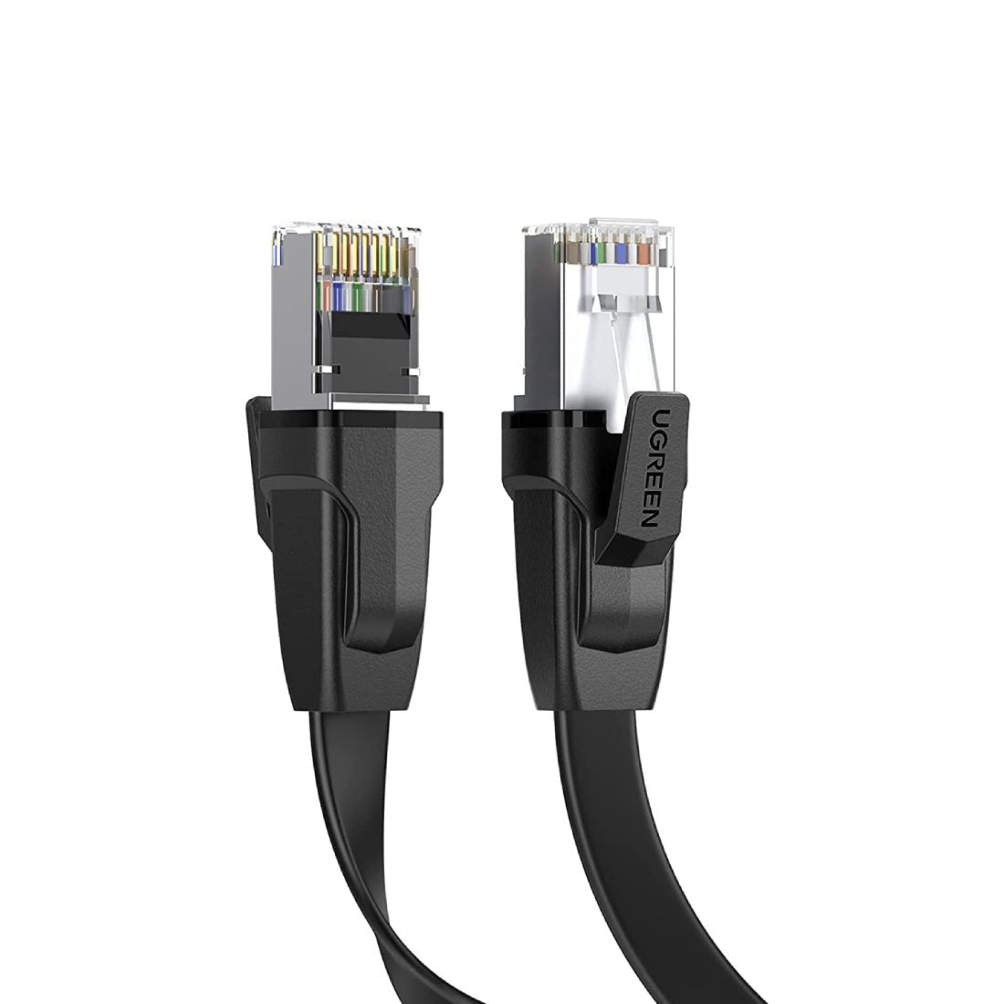 ugreen cat8 classⅰu/ftp flat Ethernet Cable - 3M - كAbl ugreen cat8 classⅰu/ftp flat Ethernet Cable - 3M - كAbl