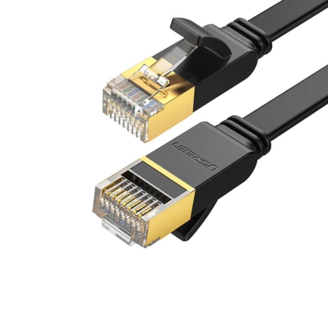 ugreen cat7 u/ftp flat ethernet cable - 10m - كabl ugreen cat7 u/ftp flat ethernet cable - 10m - كabl