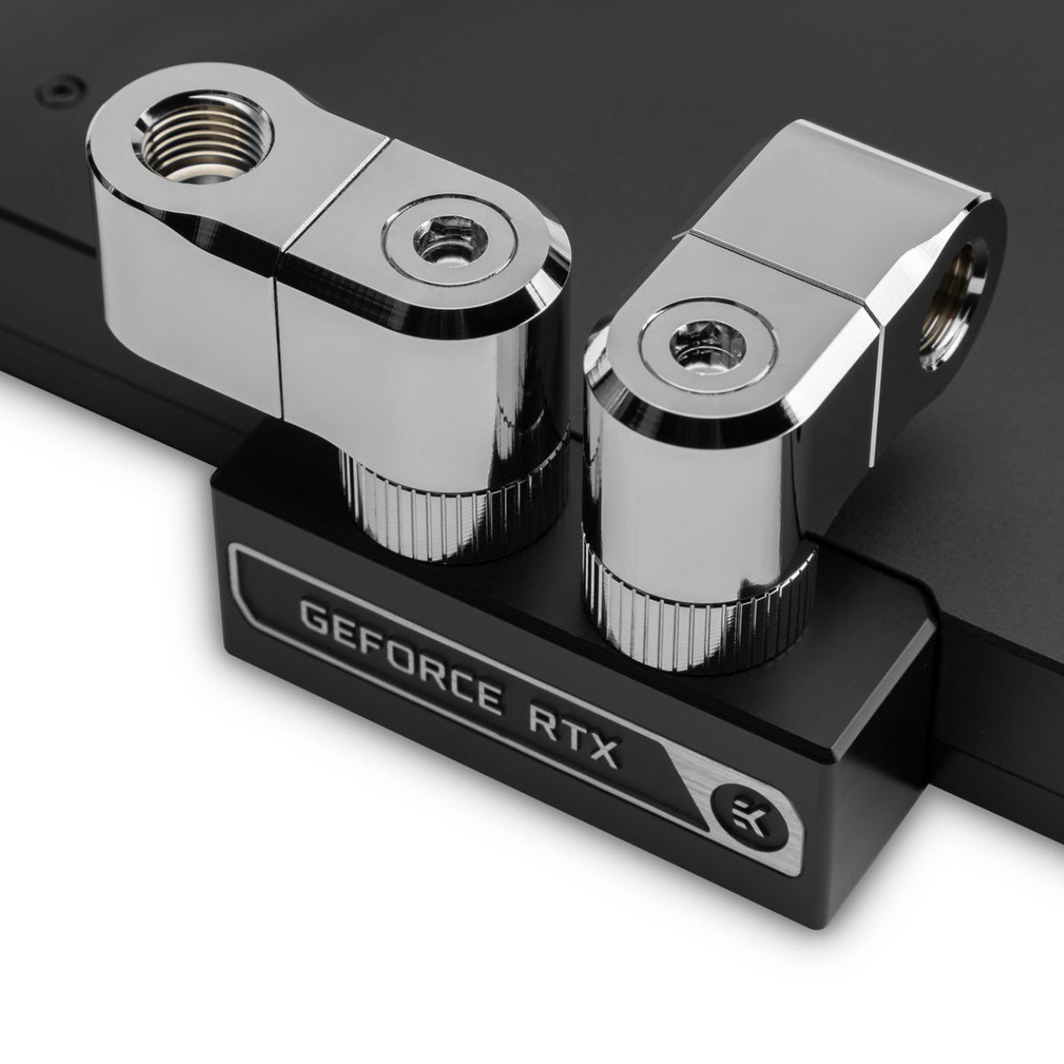 EKWB Quantum Torque Double Rotary Offset 28 - Nickel - وصلات أنابيب EKWB Quantum Torque Double Rotary Offset 28 - Nickel - وصلات أنابيب