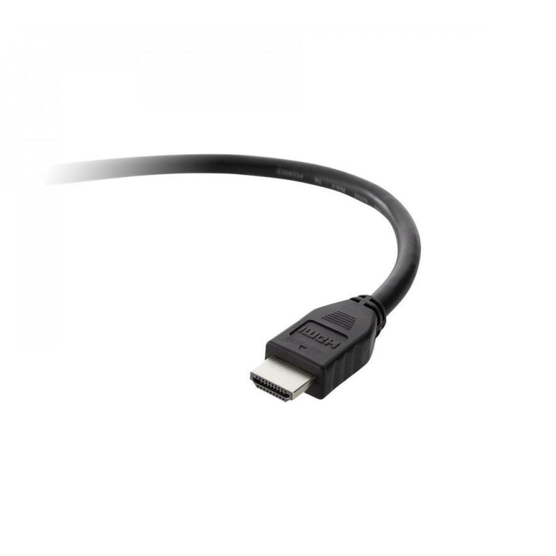 Belkin عالية السرعة القياسية HDMI Cable 4K Ultra HD - Black - 1.5m - كabl Belkin عالية السرعة القياسية HDMI Cable 4K Ultra HD - Black - 1.5m - كabl