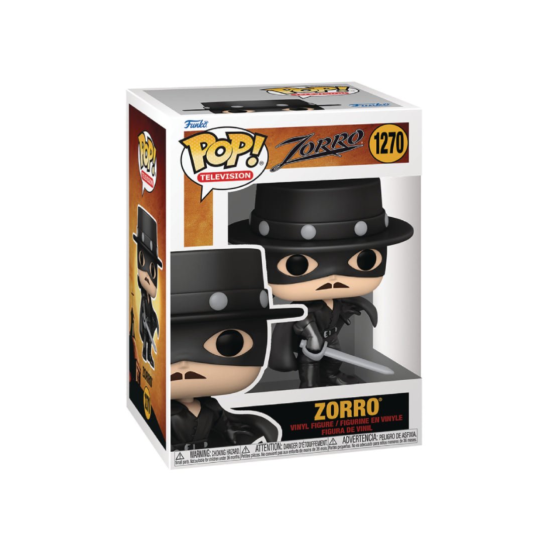 Funko Pop! Tv: Zorro Anniversary - Zorro #1270 - دمية - Store 974 | ستور ٩٧٤