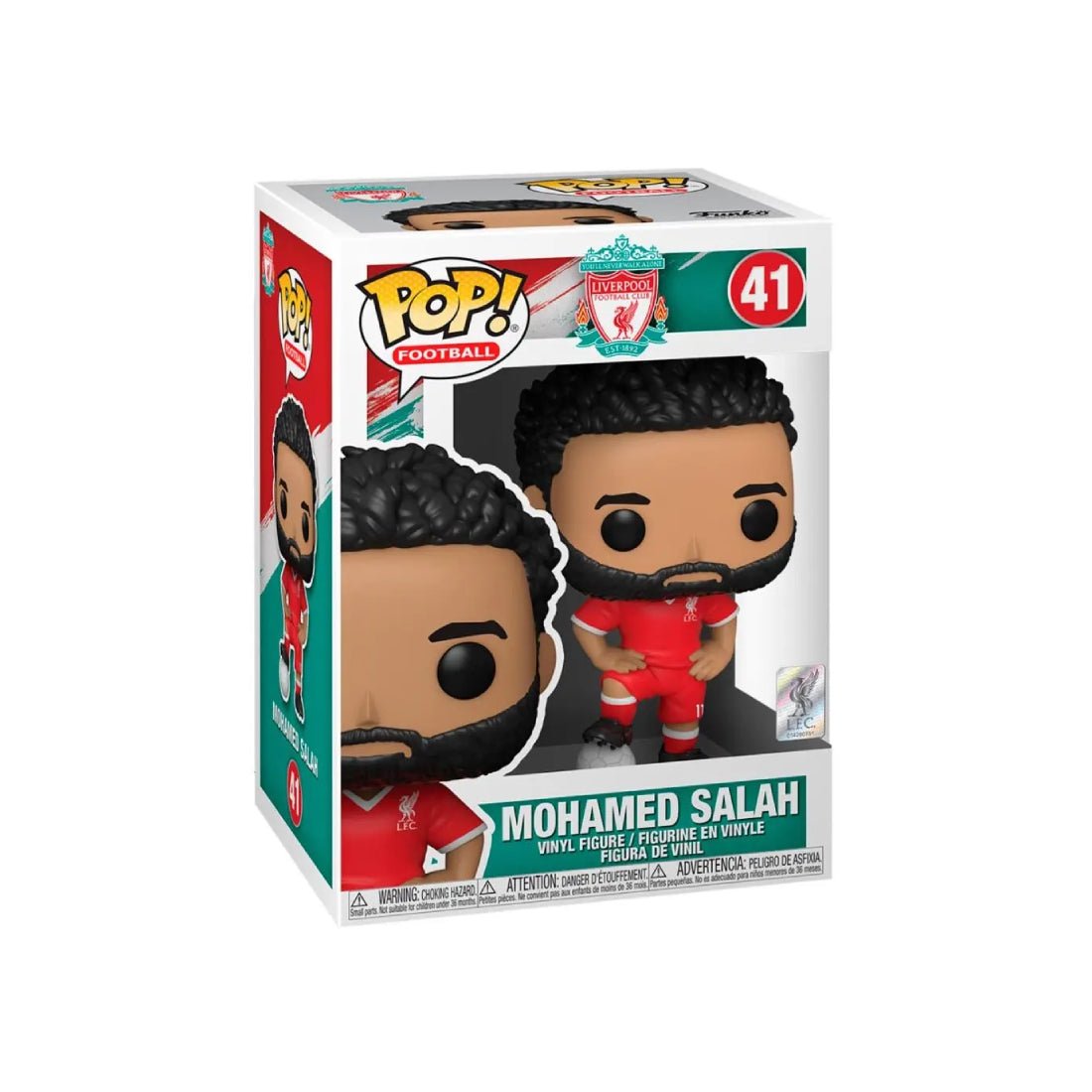 Funko Pop! Football: Liverpool - Mohamed Salah #41 - دمية - Store 974 | ستور ٩٧٤