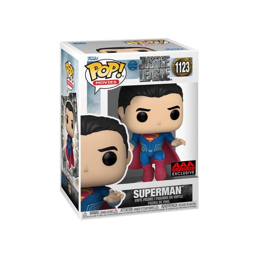 Funko Pop! Heroes: Justice League - Superman (GW) #1123 - دمية Funko Pop! Heroes: Justice League - Superman (GW) #1123 - دمية