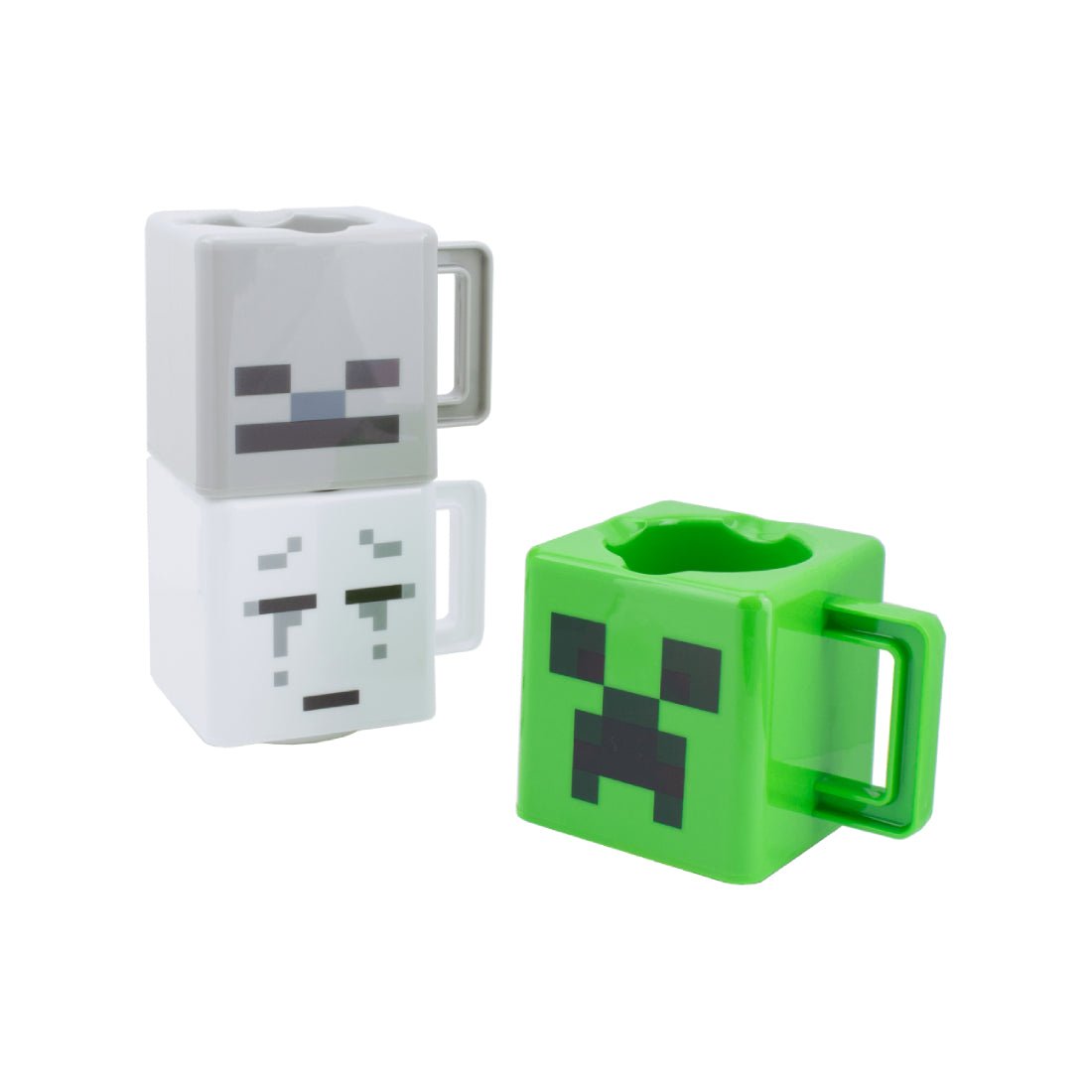 Paladone Minecraft Stacking Mugs Set - أكسسوار - Store 974 | ستور ٩٧٤