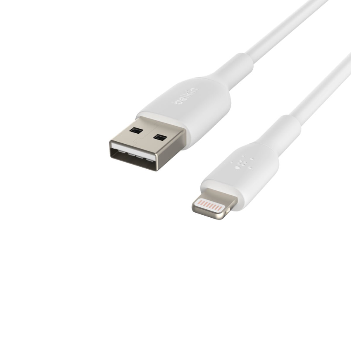 Belkin BoostCharge Lightning To USB-A Cable 2m - White - كابل شحن - Store 974 | ستور ٩٧٤