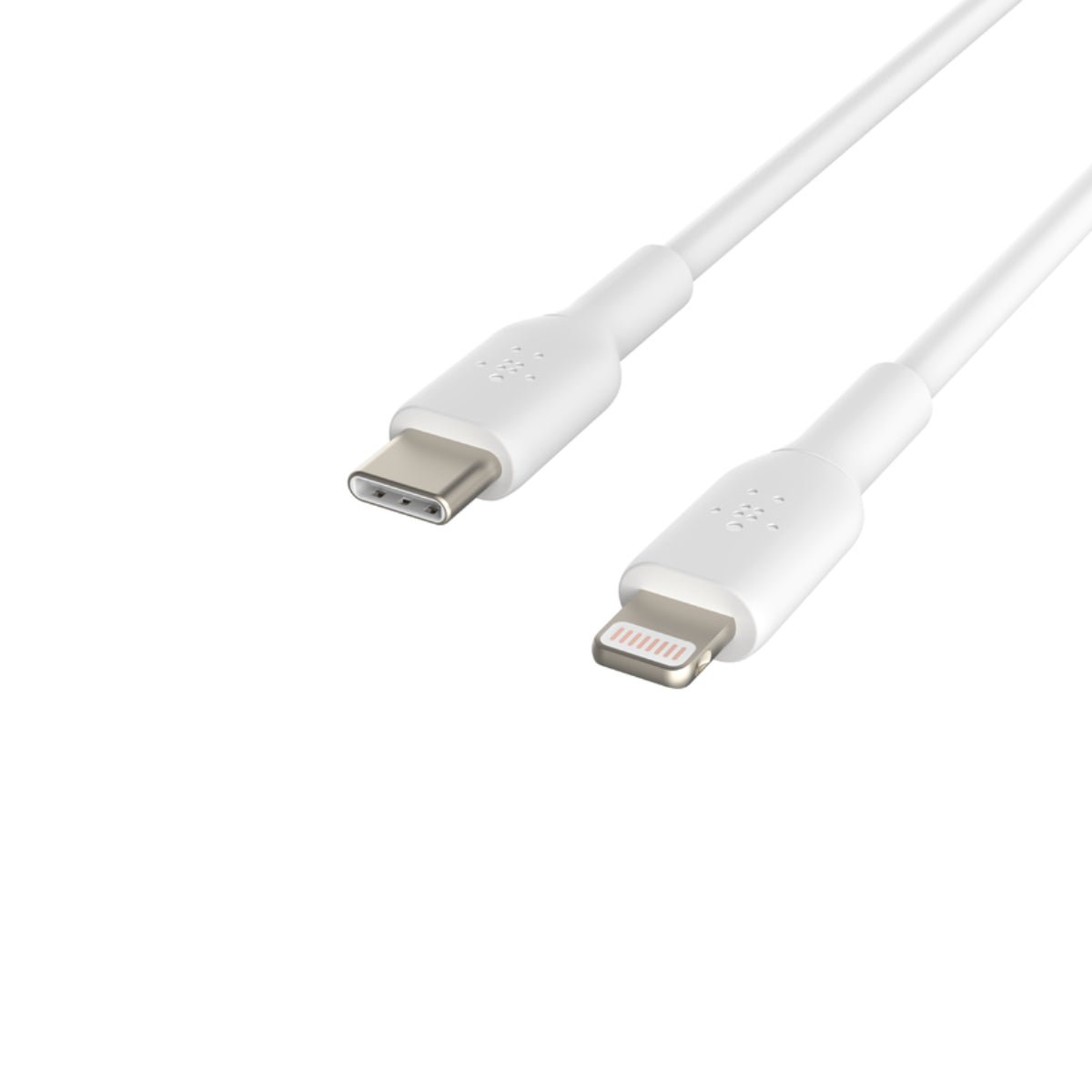 BELKIN BOOSTCHARGE Lightning to USB -C Cable 1M - White - كabl شحn BELKIN BOOSTCHARGE Lightning to USB -C Cable 1M - White - كabl شحn