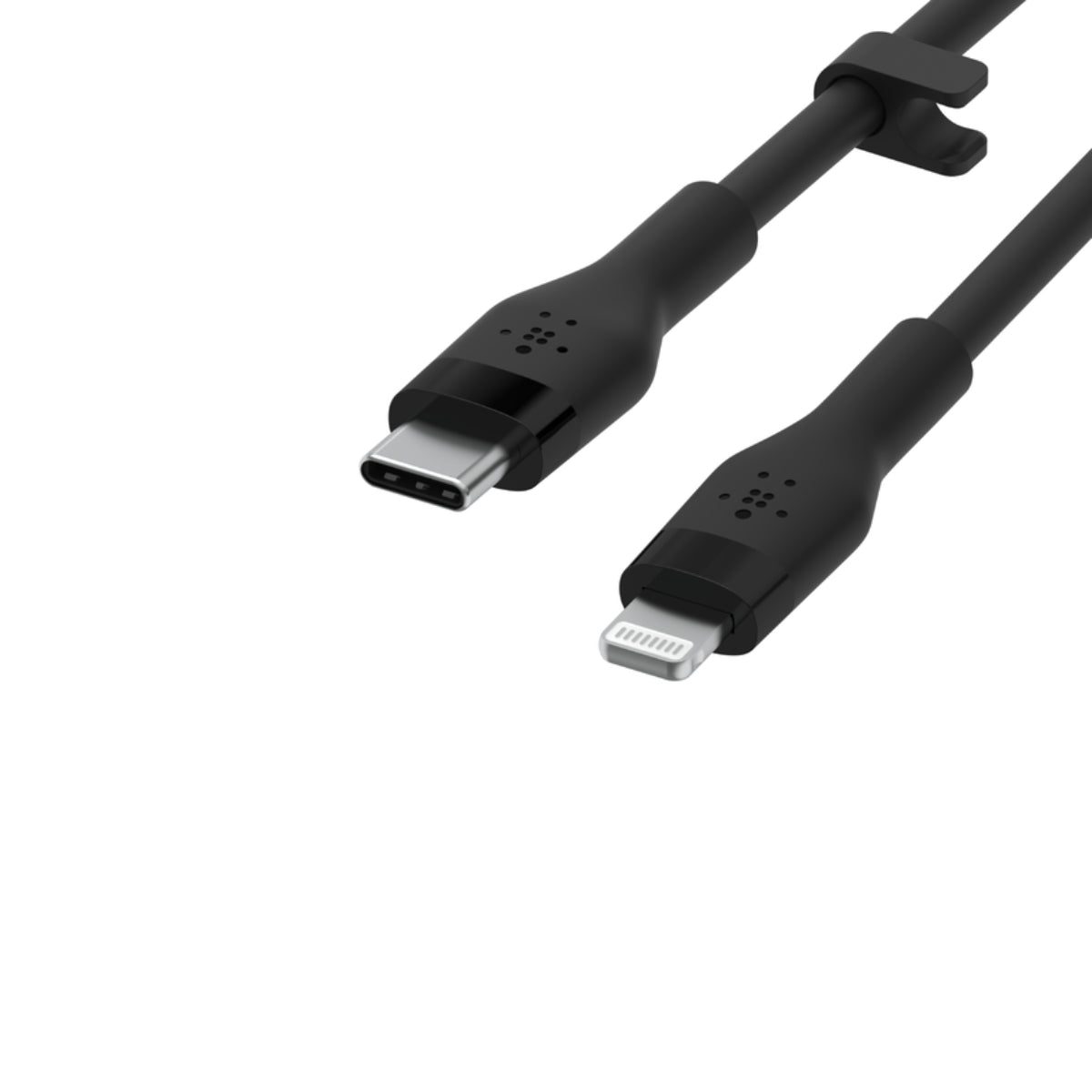 Belkin Boostarge Pro Flex Lightning to USB -C Cable 1M - Black - كabl شحn Belkin Boostarge Pro Flex Lightning to USB -C Cable 1M - Black - كabl شحn