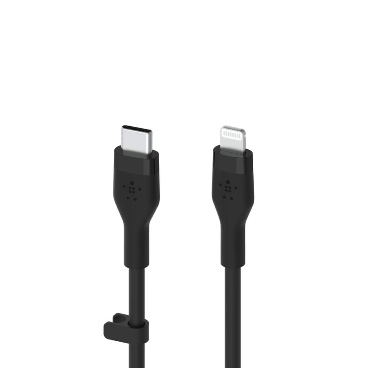 Belkin Boostarge Pro Flex Lightning to USB -C Cable 1M - Black - كabl شحn Belkin Boostarge Pro Flex Lightning to USB -C Cable 1M - Black - كabl شحn