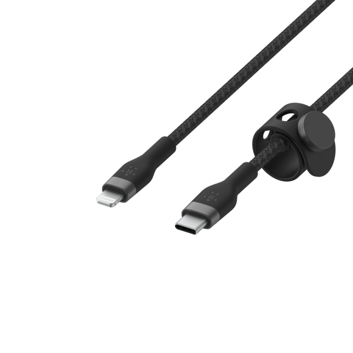 Belkin BoostCharge Pro Flex 15W Braided Lightning To USB-C Cable 1m - Black - كابل شحن - Store 974 | ستور ٩٧٤