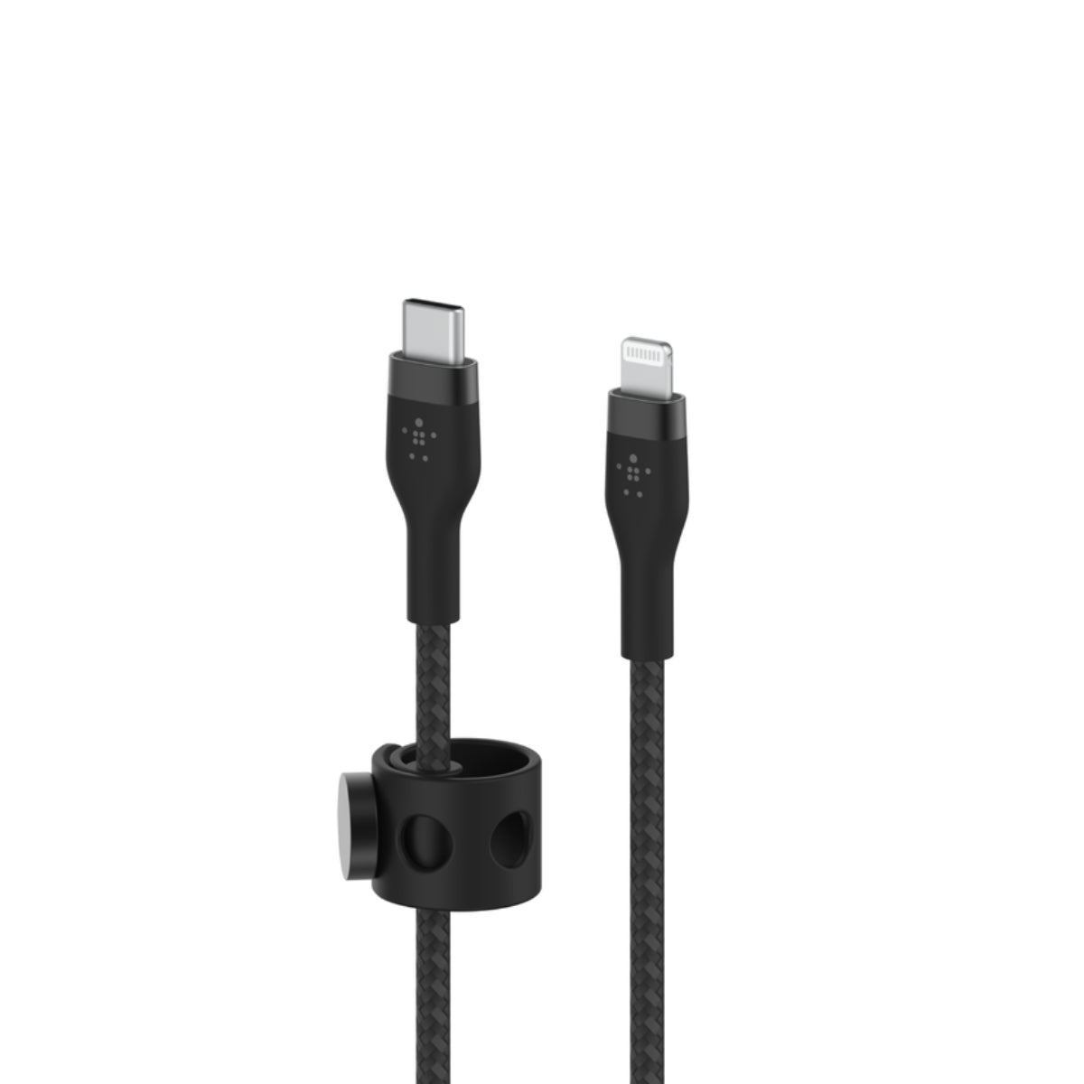 Belkin BoostCharge Pro Flex 15W Braided Lightning To USB-C Cable 1m - Black - كابل شحن - Store 974 | ستور ٩٧٤