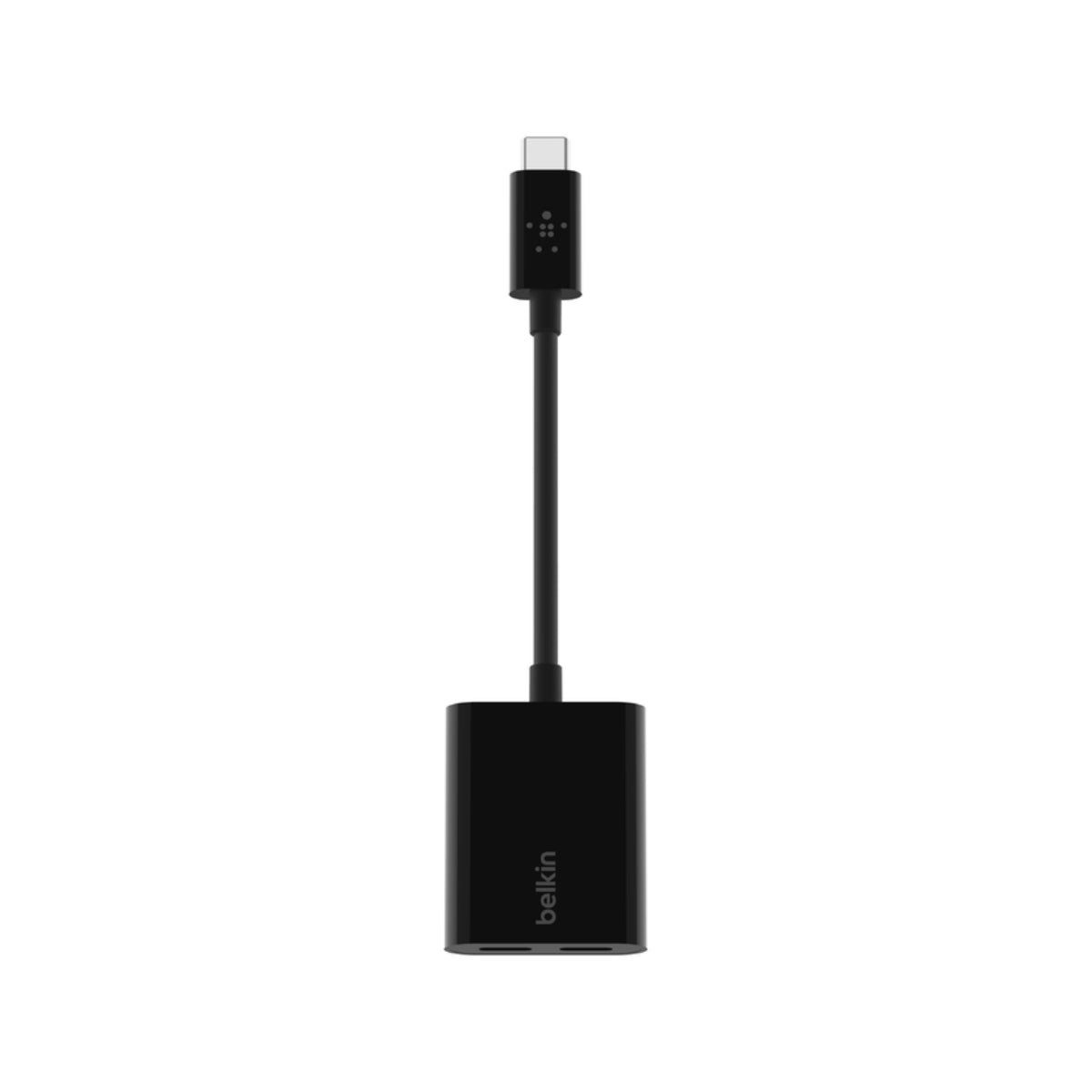 Belkin Rockstar USB -C Audio + Advage Adapter - Black - Belkin Rockstar USB -C Audio + Advage Adapter - Black -