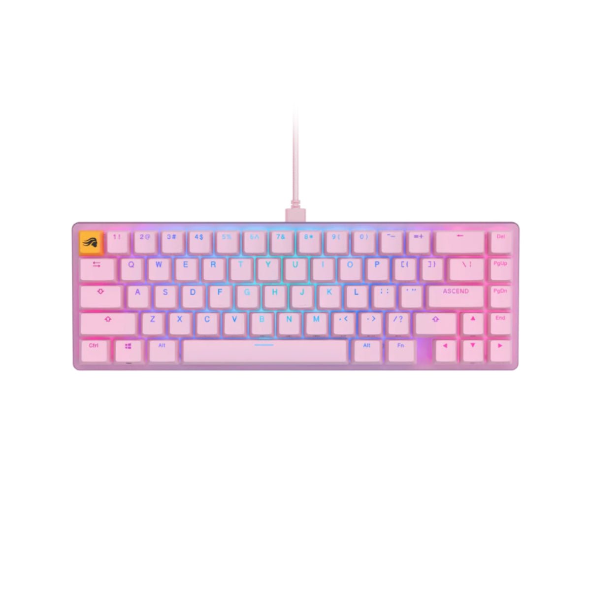 Glorious GMMK2 RGB Mechanical 65% Pre-built Keyboard - Pink - لوحة مفاتيح - Store 974 | ستور ٩٧٤
