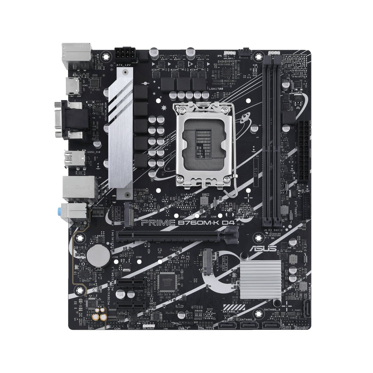 Asus Prime B760M-K DDR4 LGA 1700 Intel 13th Gen Mini-ATX Gaming Motherboard - لوحة الأم - Store 974 | ستور ٩٧٤