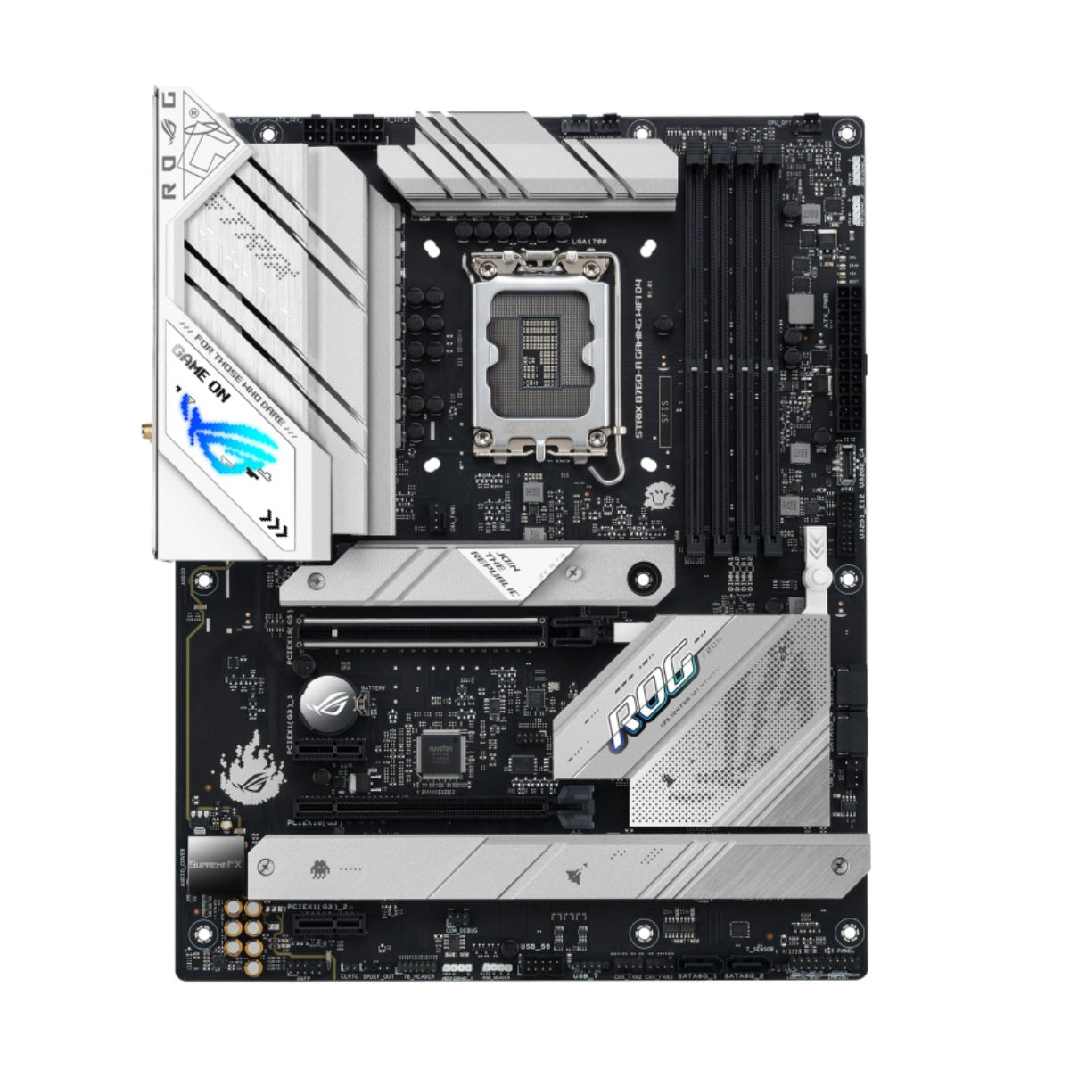 Asus ROG Strix B760-A Wi-Fi DDR4 LGA 1700 Intel 13th Gen ATX Gaming Motherboard - لوحة الأم - Store 974 | ستور ٩٧٤