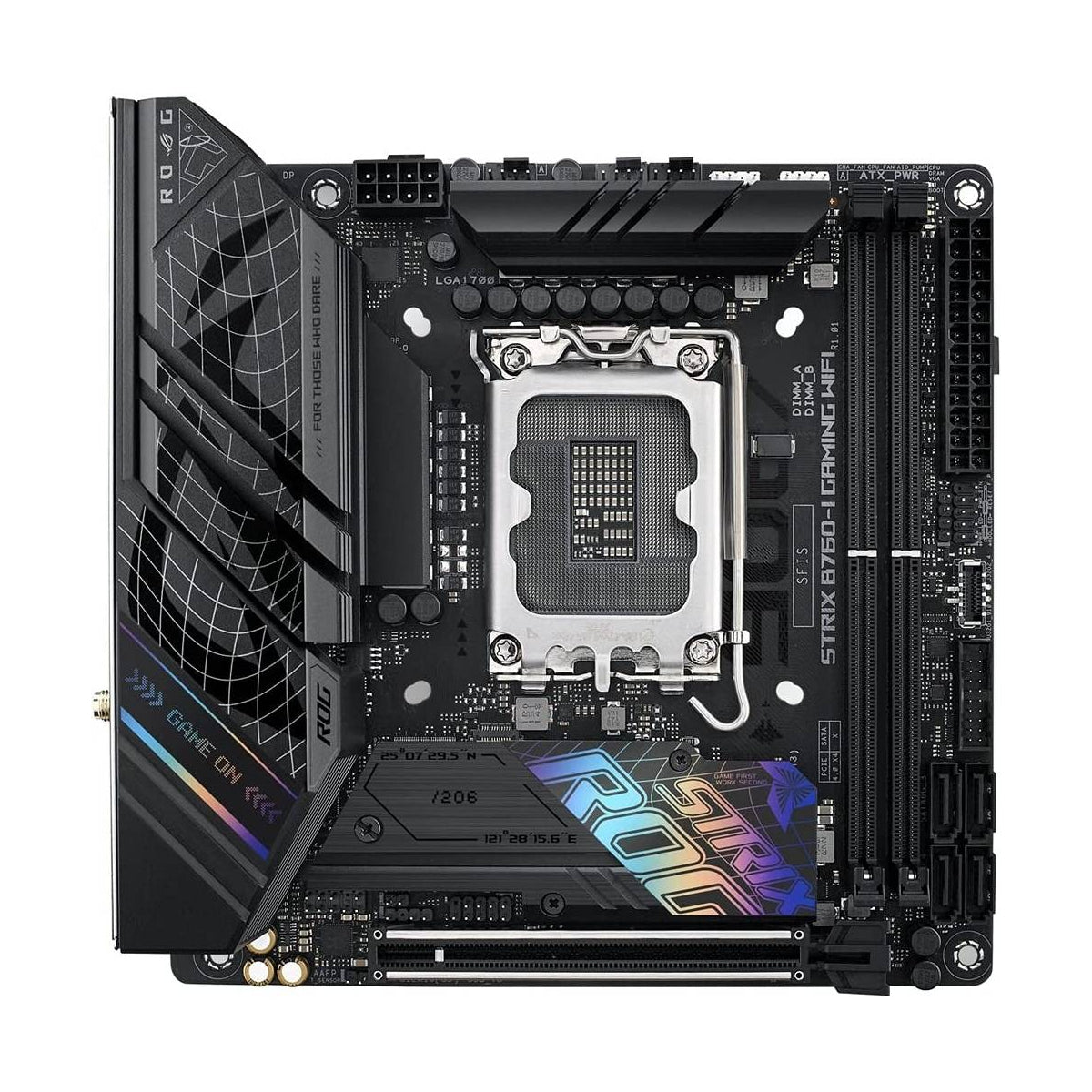 Asus ROG Strix B760-I Wi-Fi DDR5 LGA 1700 Intel 13th Mini ITX Gaming Motherboard - لوحة الأم - Store 974 | ستور ٩٧٤