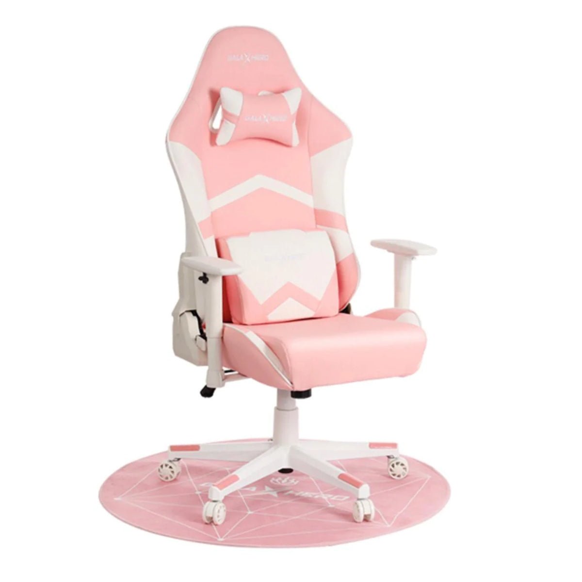 GalaxHero YX08-PK Gaming Chair w/ Carpet- Pink - كرسي - Store 974 | ستور ٩٧٤