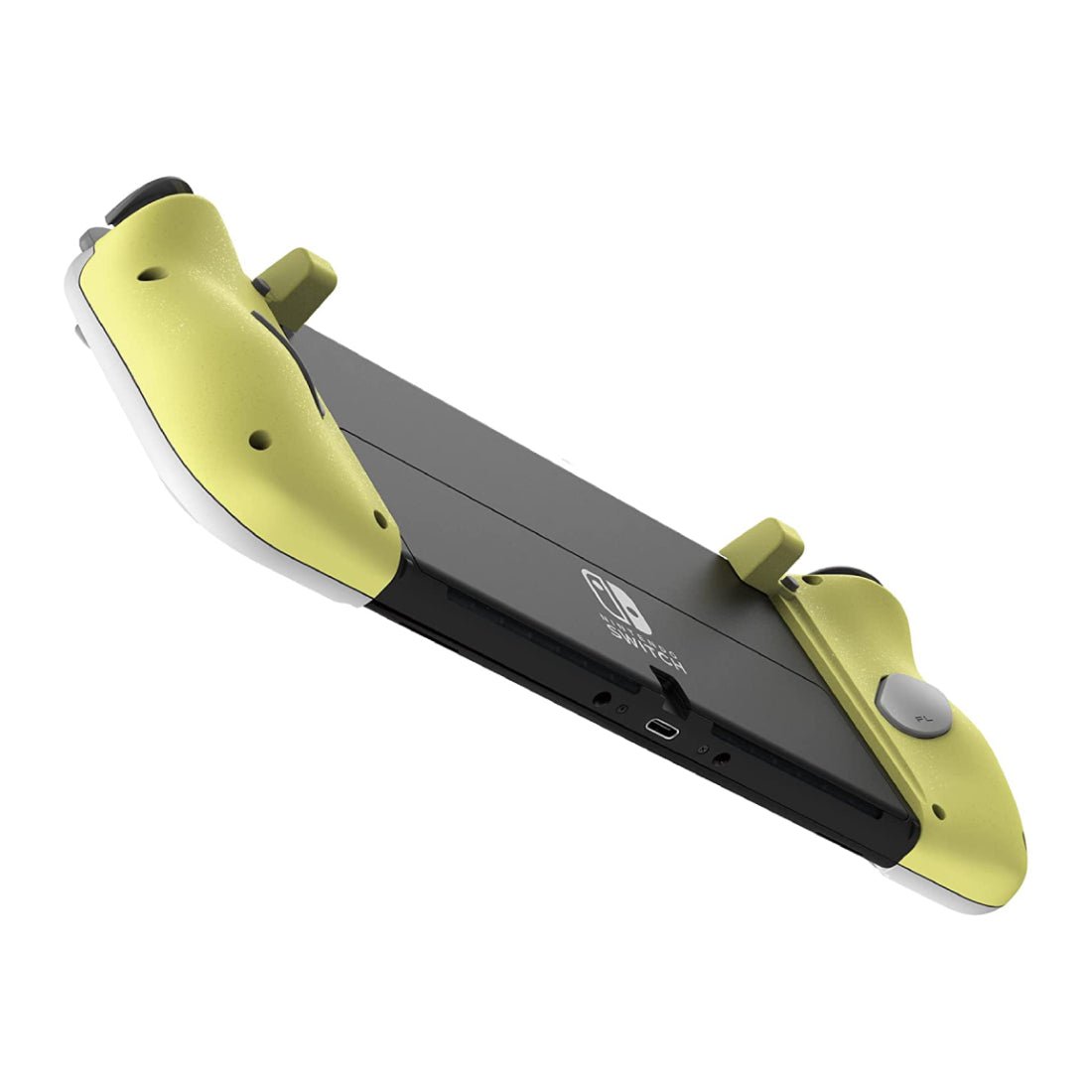 Hori Nintendo Switch Split Pad Compact - Light Gray & Yellow - وحدة تحكم Hori Nintendo Switch Split Pad Compact - Light Gray & Yellow - وحدة تحكم