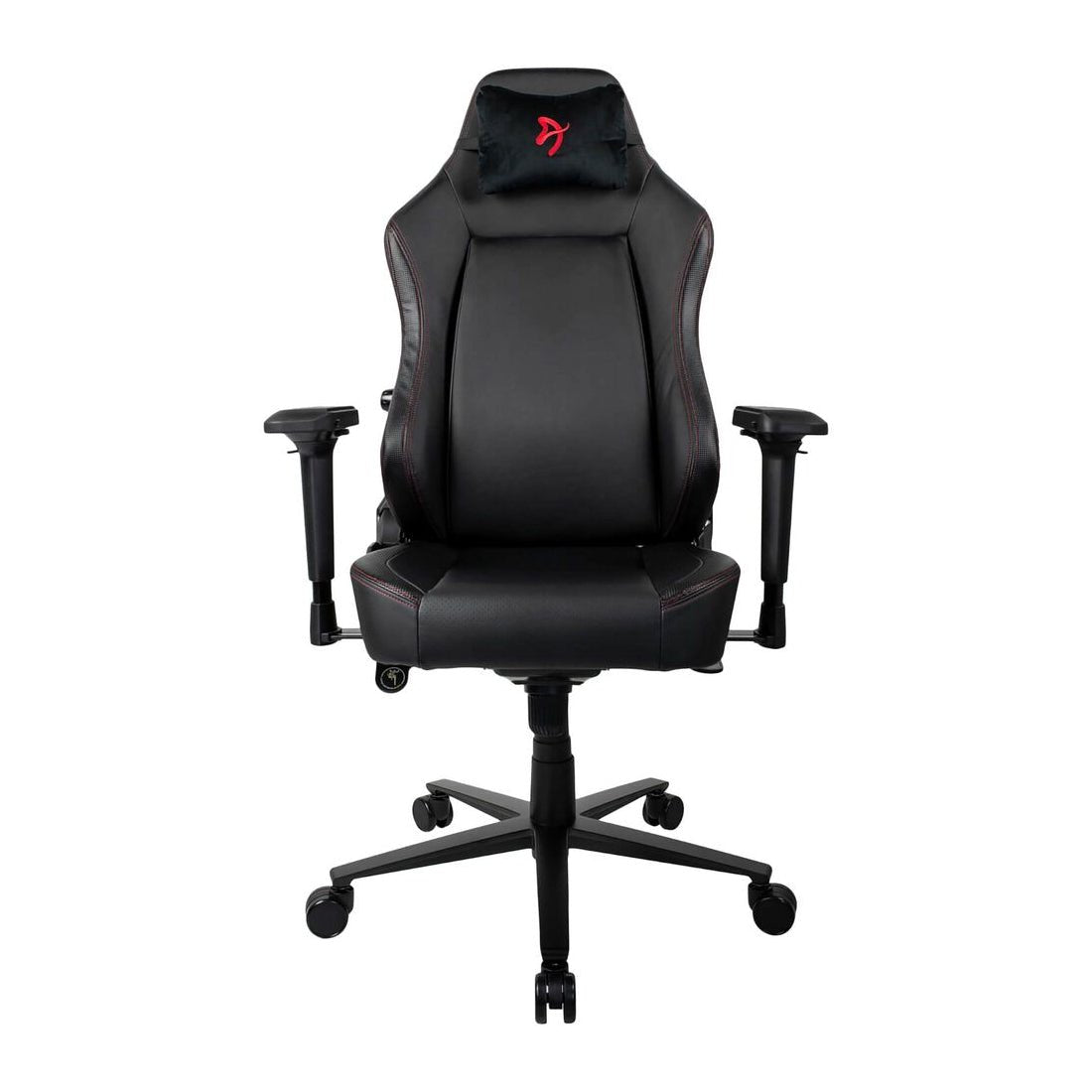 Arozzi Primo Premium PU Leather Gaming Chair - Black - Red Logo - كرسي - Store 974 | ستور ٩٧٤