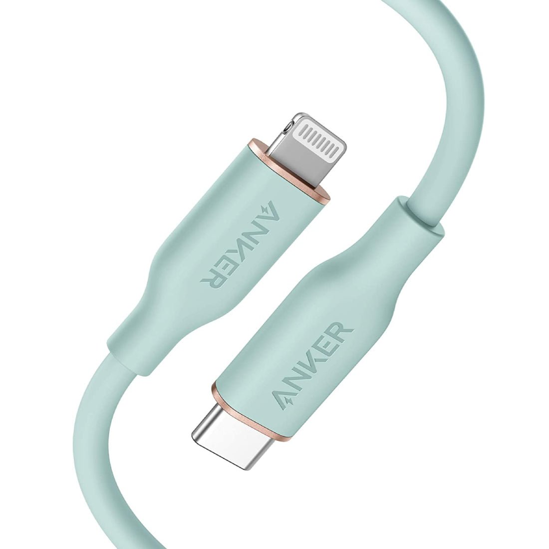 Anker PowerLine III Flow 3ft USB-C Cable with Lightning Connector - Green - كابل - Store 974 | ستور ٩٧٤