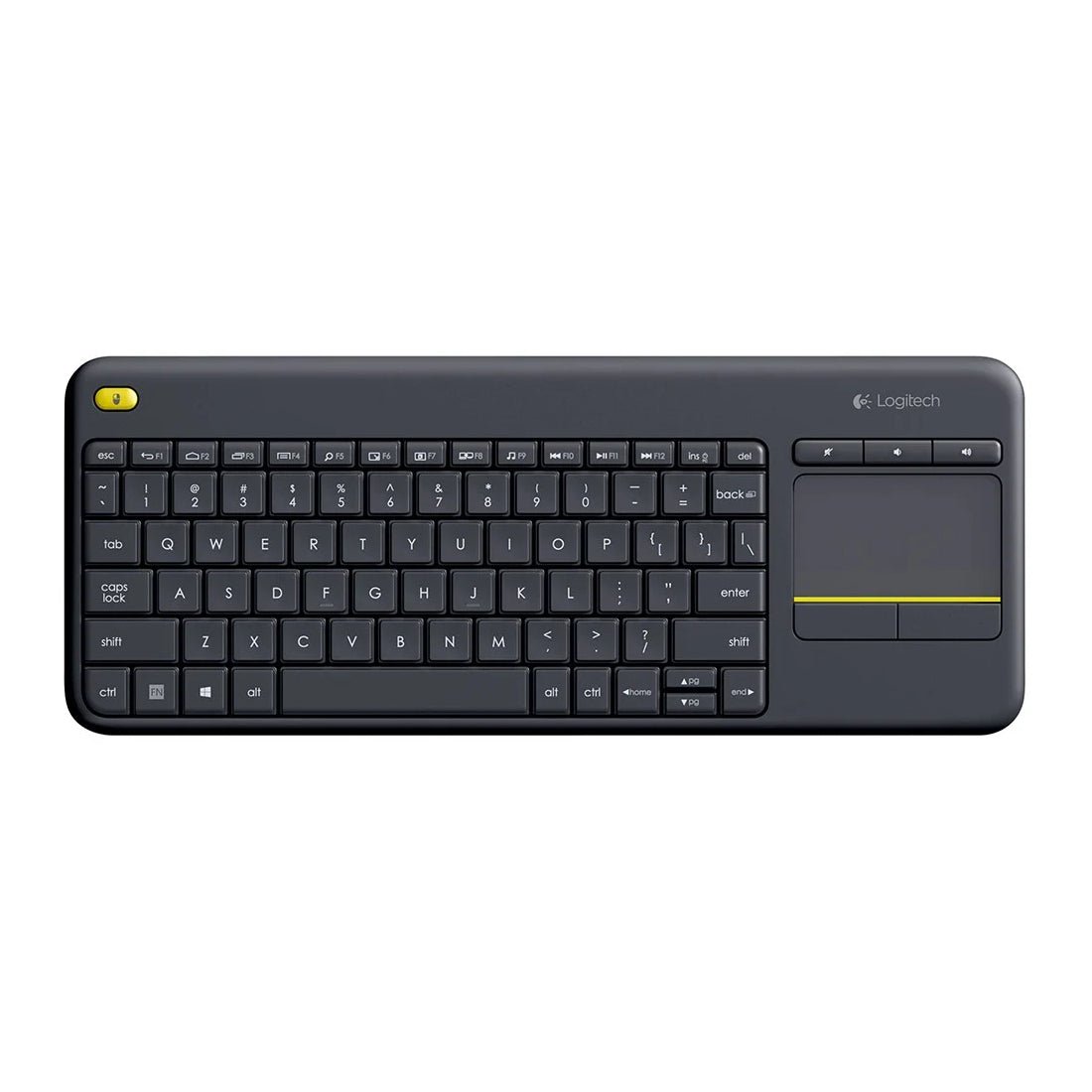 Logitech K400 Plus Wireless Keyboard With Touchpad - لوحة مفاتيح - Store 974 | ستور ٩٧٤