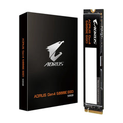 Gigabyte Aorus 5000E 500GB Gen 4 5000/3800 MB/s Internal SSD - مساحة تخزين