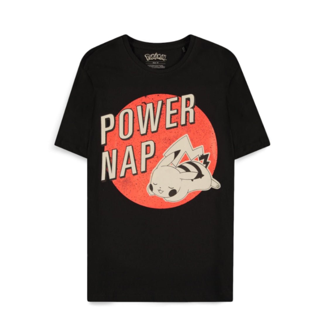 Pokémon - Pikachu Power Nap Men Shirt - L - Tyi -شert Pokémon - Pikachu Power Nap Men Shirt - L - Tyi -شert