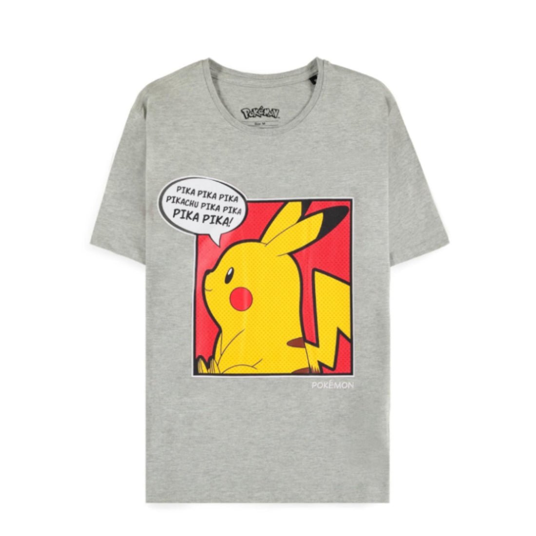 Difuzed Pokémon - Pika Pikachu Men's Short Sleeved T-shirt - S - تي-شيرت - Store 974 | ستور ٩٧٤