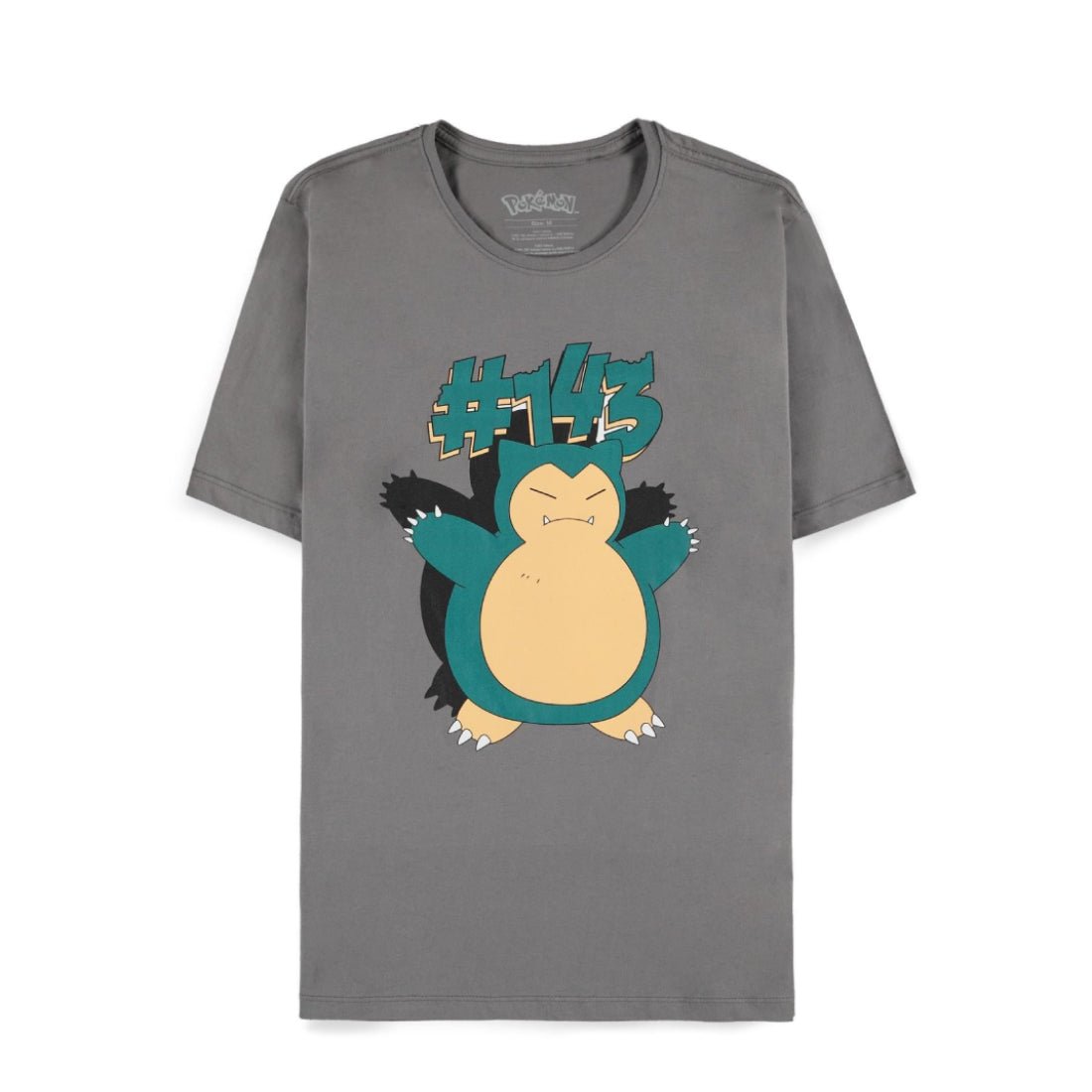 Difuzed Pokémon - Snorlax Short Sleeved T-shirt - L - تي-شيرت - Store 974 | ستور ٩٧٤