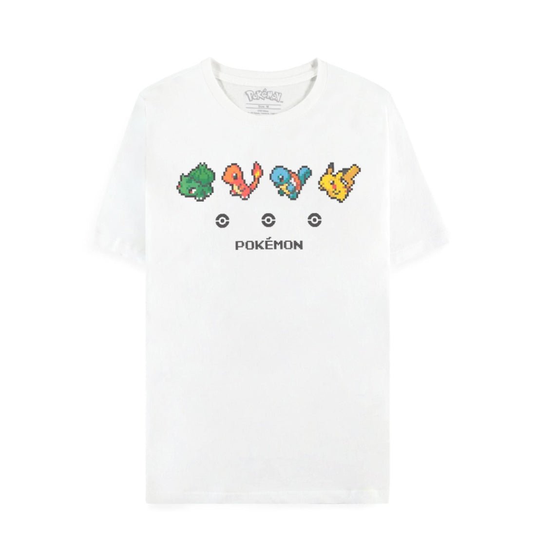 Difuzed Pokémon - Starters - Men's Short Sleeved T-shirt - XL - تي-شيرت - Store 974 | ستور ٩٧٤