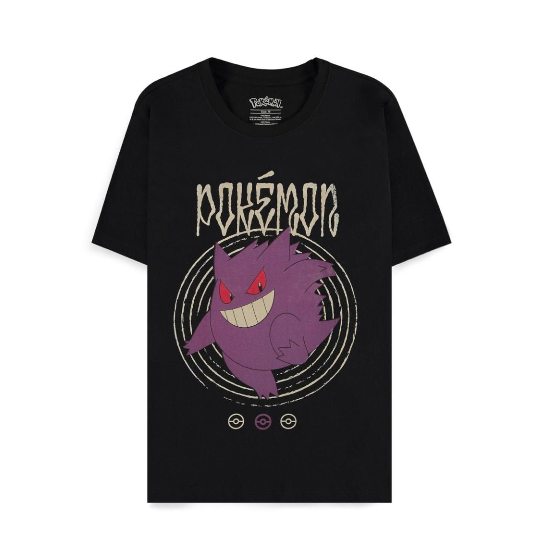 Difuzed Pokémon - Gengar Rock Men's Short Sleeved T-shirt - L - تي-شيرت - Store 974 | ستور ٩٧٤